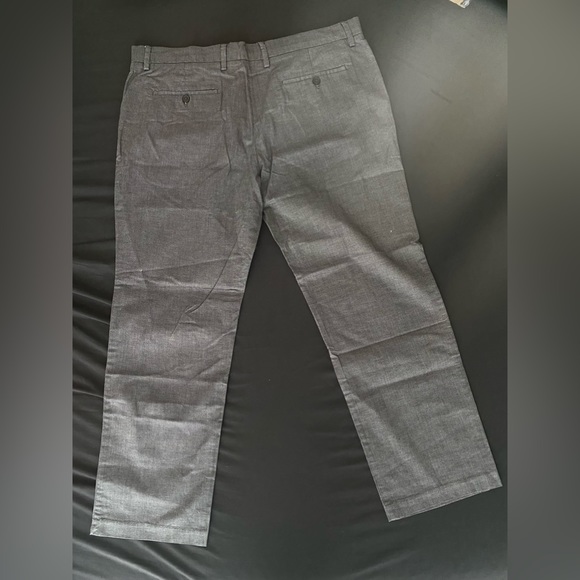 GOODTHREADS Casual Dress pant/trouser grey rustic straight pant - Picture 5 of 8